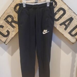 Nike men's black XS adjustable elastic waist jogging pants.